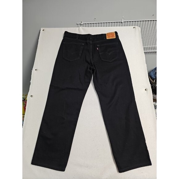 Levi's Other - Levis 550 Relaxed Fit Black Jeans Mens Sz 38 x 30 Straight Leg Excellent